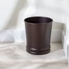 iDESIGN Round Metal Wastebasket The Olivia Collection - image 3 of 4