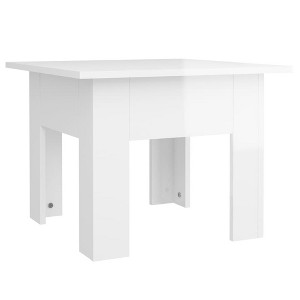vidaXL Coffee Table High gloss white Engineered wood Medium - 1 of 4