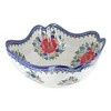 Blue Rose Polish Pottery A497 Andy Large Scallop Serving Bowl - 2 of 2