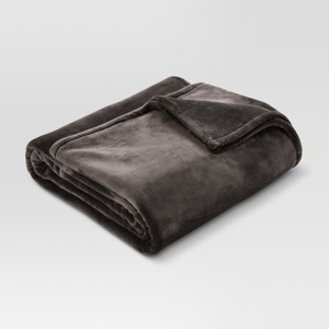 Twin Microplush Bed Blanket Hot Coffee - Threshold , Hot Brown