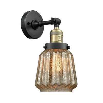 Chatham - 1 Light Wall Sconce In Art Deco Style-12 Inches Tall and 7 Inches Wide