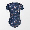 Women's Floral Short Sleeve Rash Guard Zipper Front One Piece Swimsuit - Cupshe - 2 of 4