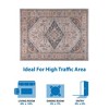 Orange MultiVintage Medallion Woven Area Rug - 4 of 4