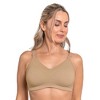 LeSensuel Coverage Wireless Bra Unlined Stretch Cotton High Womens Bras - - 2 of 4
