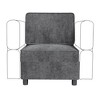 Chenille Reversible Sectional Sofa, 9-Seater Modular Sectional Sofa, U-Shape Modular Couch Storage Seats Ottomans with Chaise - 2 of 4
