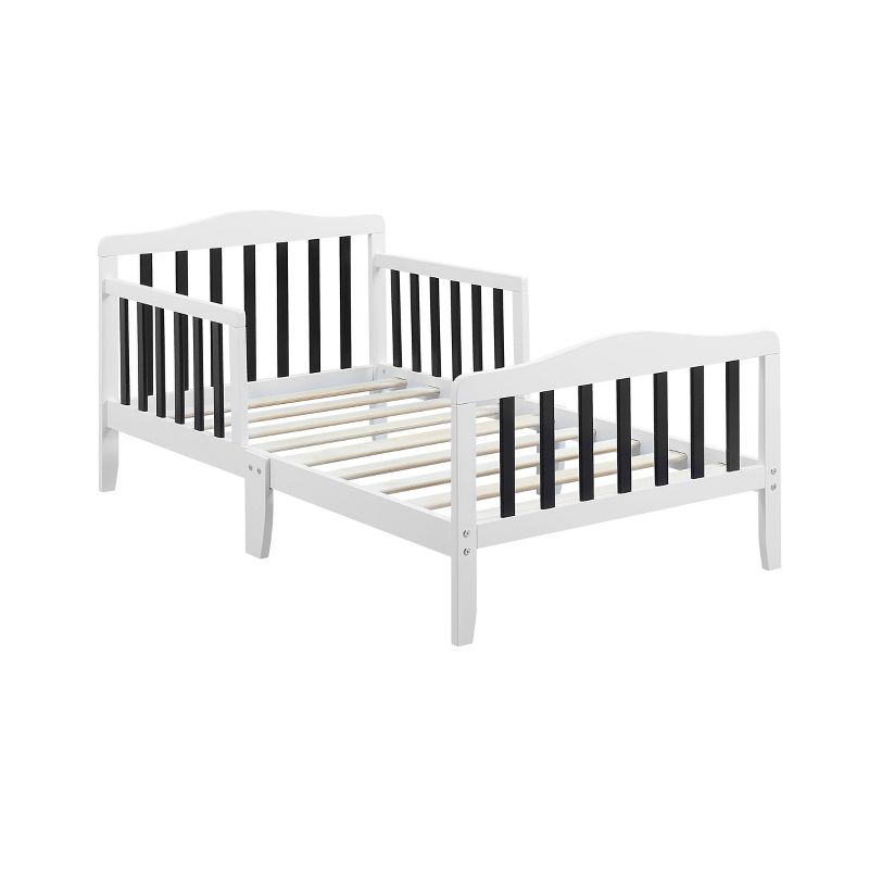Olive &#38; Opie Twain Toddler Bed - White/Black, 2 of 7