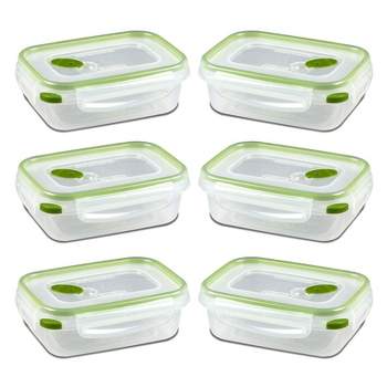 Sterilite 3.1 Cup Rectangle Ultra-Seal Food Storage Container, Green