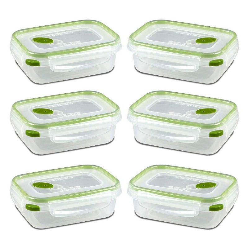 Sterilite 3.1 Cup Rectangle Ultra-Seal Food Storage Container, Green, 1 of 6