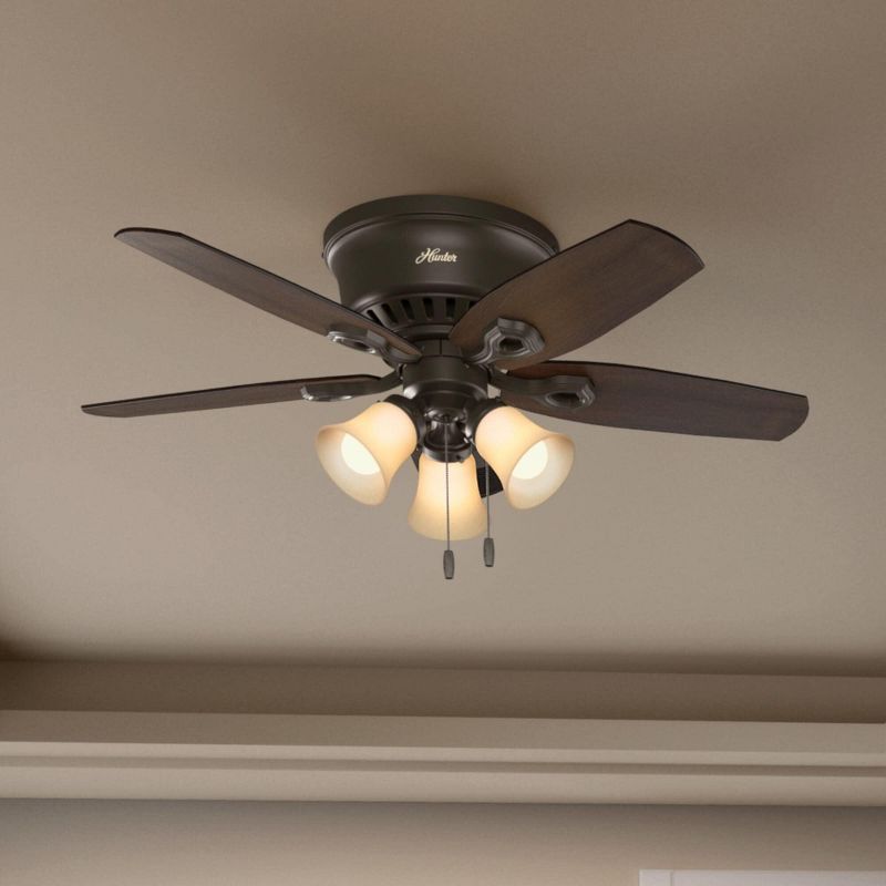 42" Builder Low Profile Ceiling Fan (Includes LED Light Bulb) - Hunter Fan, 5 of 19