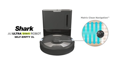 Shark Matrix Plus 2in1 Robot Vacuum & Mop With Sonic Mopping, Matrix Clean,  Hepa Bagless Self Empty - Rv2610wa : Target