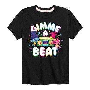 Boys' - Trolls - Branch and Poppy Gimme A Beat Short Sleeve Graphic T-Shirt - 1 of 4