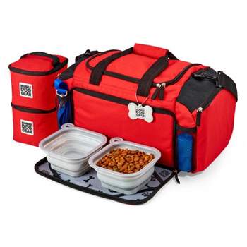 Mobile Dog Gear Patented Ultimate Week Away Duffle, Red