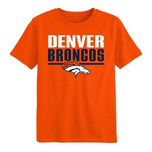 NFL Denver Broncos Boys' Short Sleeve Cotton T-Shirt - 1 of 1