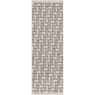 Nuloom Alora Geometric Tassels Indoor Area Rug