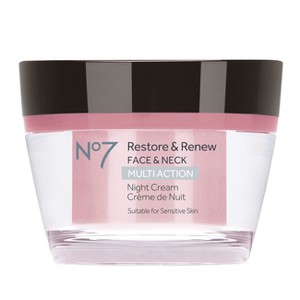 No7 Restore & Renew Face & Neck Multi Action Night Cream 1.69oz