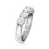 Ross-Simons 2.00 ct. t.w. Diamond 5-Stone Ring in 14kt White Gold - 3 of 4