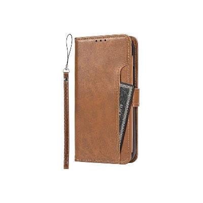 SaharaCase Folio Wallet Case for Apple iPhone 14 Pro Max Brown (CP00371)