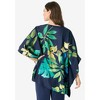 Roaman's Women's Plus Size Georgette Duster - 3 of 4