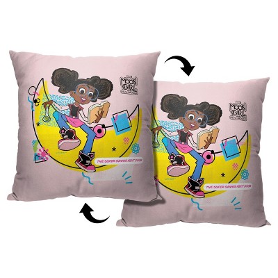 Marvel Moon Girl Super Genius Lu Throw Pillow 18x18 Inches