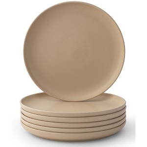 JoyJolt Mesa 6-Piece Stoneware Dinner Plates Set – 10.5” - 1 of 4