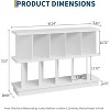 Acekool 8 Cube Storage Shelf Organizer, Open Bookcase with 10 Removable Back Panels, Bookshelf for Living Room, Bedroom, Entryway - 2 of 4