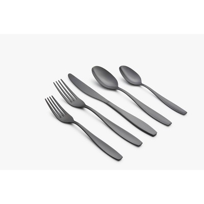 20pc Harrington Flatware Set Black - Threshold™