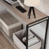 Entryway Table with Storage, 2-Tier Console Table, Industrial Sofa Table w/Open Shelves, Foyer Tables for Entryway, Hallway, Living Room - 3 of 4