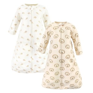 Hudson Baby Cotton Long-Sleeve Wearable Sleeping Bag, Sack, Blanket, Brave Lion Long Sleeve - 1 of 4
