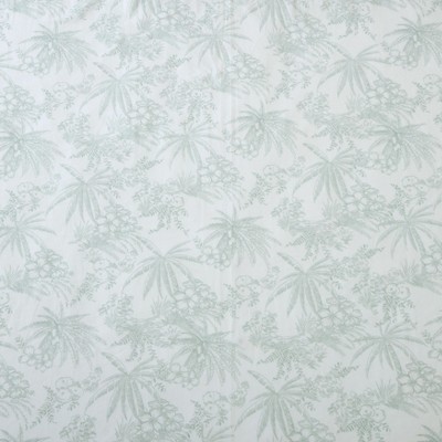 Pen and Ink Green Cotton Percale King Sheet Set