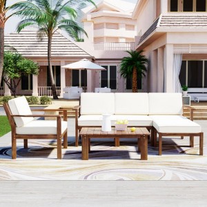 Multi-person Sofa Set with A Small Table, Suitable for Gardens, Backyards, and Balconies. - 1 of 3