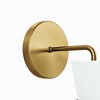 Modway Starlight 1-Light Wall Sconce – Contemporary Globe Shade with Brass Finish, Modern Bedroom or Hallway Fixture - 4 of 4