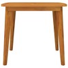Garden Table Natural Acacia Solid Acacia Wood 33.5 x 33.5 in - 3 of 4