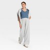 Women's High-Rise Wide Leg Sweatpants - Universal Thread™ - 3 of 3