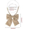 INSPIRE CHIC Women's Pre-tied Colorful Plaid Elastic Strap Party Costume Bow Ties - 2 of 4