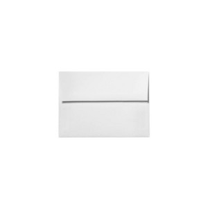 LUX 5 1/2" x 8 1/8" 60lbs. Square Flap Envelopes W/Peel & Press White 4885-WPP-50 - 1 of 1