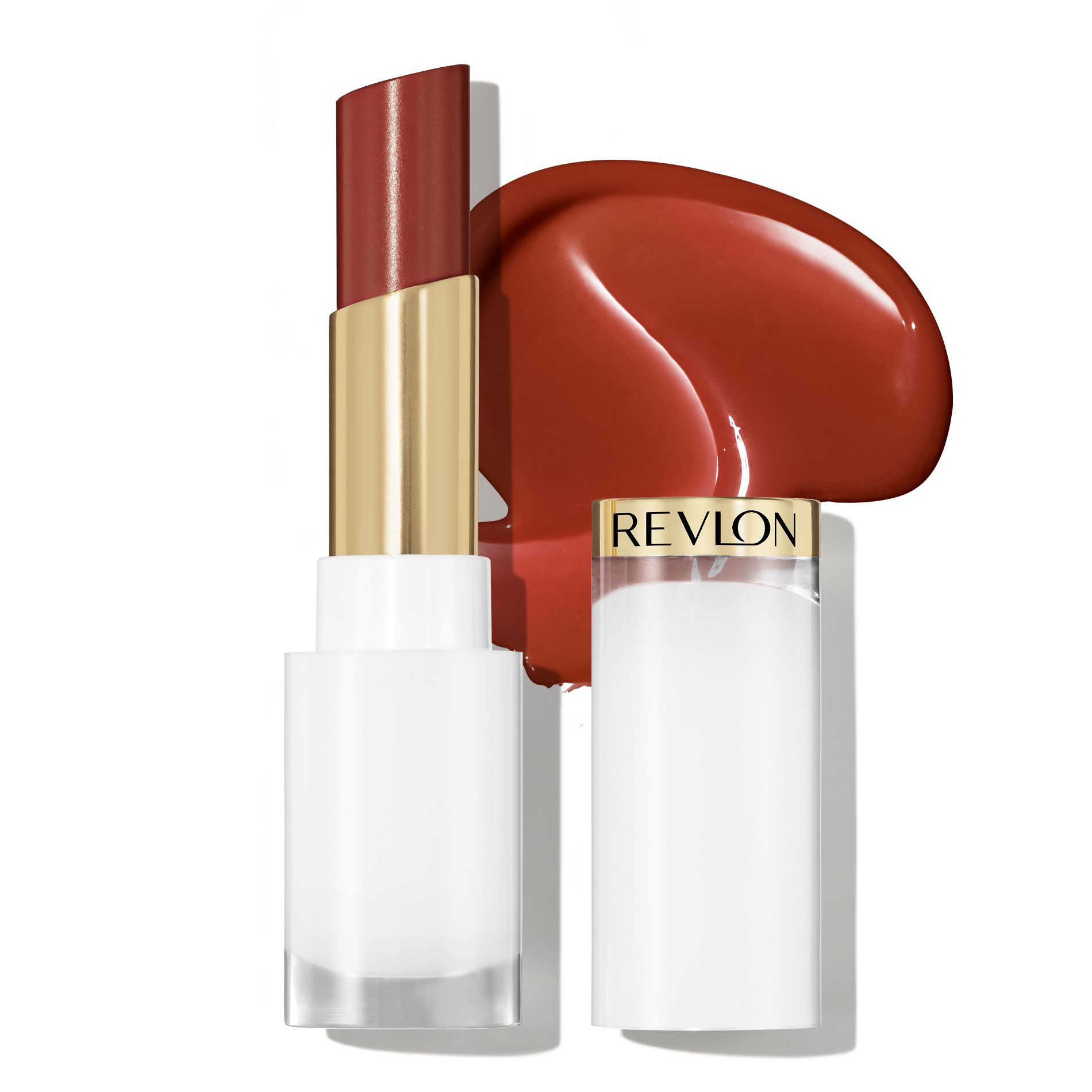 Revlon Super Lustrous Glass Shine Tinted Lip Balm with Hyaluronic Acid - 010 Spiced Wine - 0.11oz