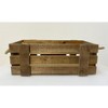 Essential Decor & Beyond 3-Piece Set Natural Wooden Crate Storage with Chalk Board and Rope Handle - 4 of 4