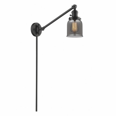 Bell - 1 Light Swing Arm Wall Sconce In Industrial Style-25 Inches Tall and 8 Inches Wide