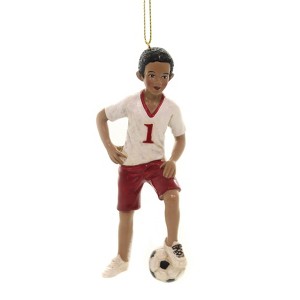 Ganz 4.5 Inch Boy Sports Team Black Tree Ornaments - 1 of 2