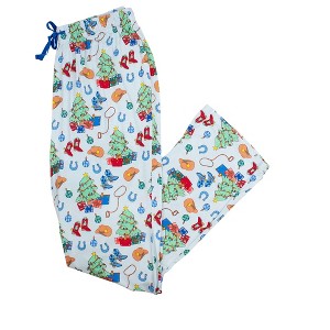 RuffleButts SoftSnooze Gender Inclusive Holiday Adult Pajama Pants - 1 of 1