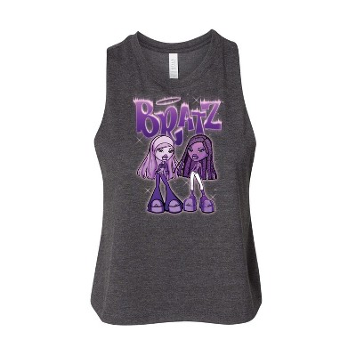 Women's - Bratz - Purple Power Dolls Graphic Racerback Tank