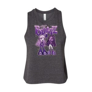 Women's - Bratz - Purple Power Dolls Graphic Racerback Tank - 1 of 3