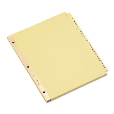 Avery Preprinted Laminated Tab Dividers w/Gold Reinforced Binding Edge 31-Tab Letter 11308