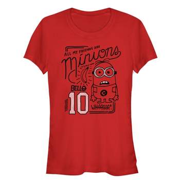 Juniors Womens Despicable Me My Friends Are Minions T-Shirt