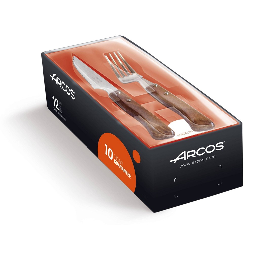 Arcos Forest 6pc Steak Set Brown