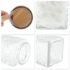 Unique Bargains Durable Sunflower Pattern Decorative Glass Jar with Lid 1 Pc - 4 of 4
