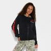 Women's F1 Zip-Up Hooded Graphic Sweatshirt - Black - 2 of 3