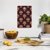 Avenie Fleur De Lis In Royal Burgundy Cutting Board - Rectangle - 3 of 3