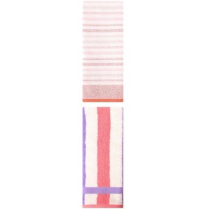 REGALWOVEN Striped Pattern Cotton Bathroom Hand Towels for Home Decor 13" x 29"/13" x 27" 2 Pcs - 1 of 4
