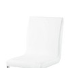 Palton 17" Dining Chairs White and Chrome - Acme Furniture: Leather Upholstery, Metal Frame, No Assembly Required - 2 of 4